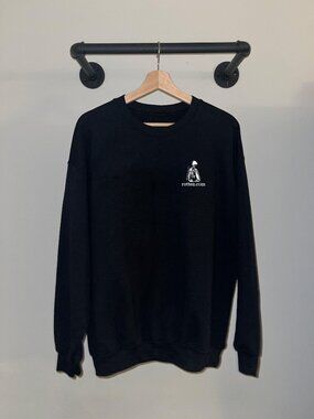 Black White Rotten.com 2000s Y2K Nostalgia Internet Crewneck Sweatshirt